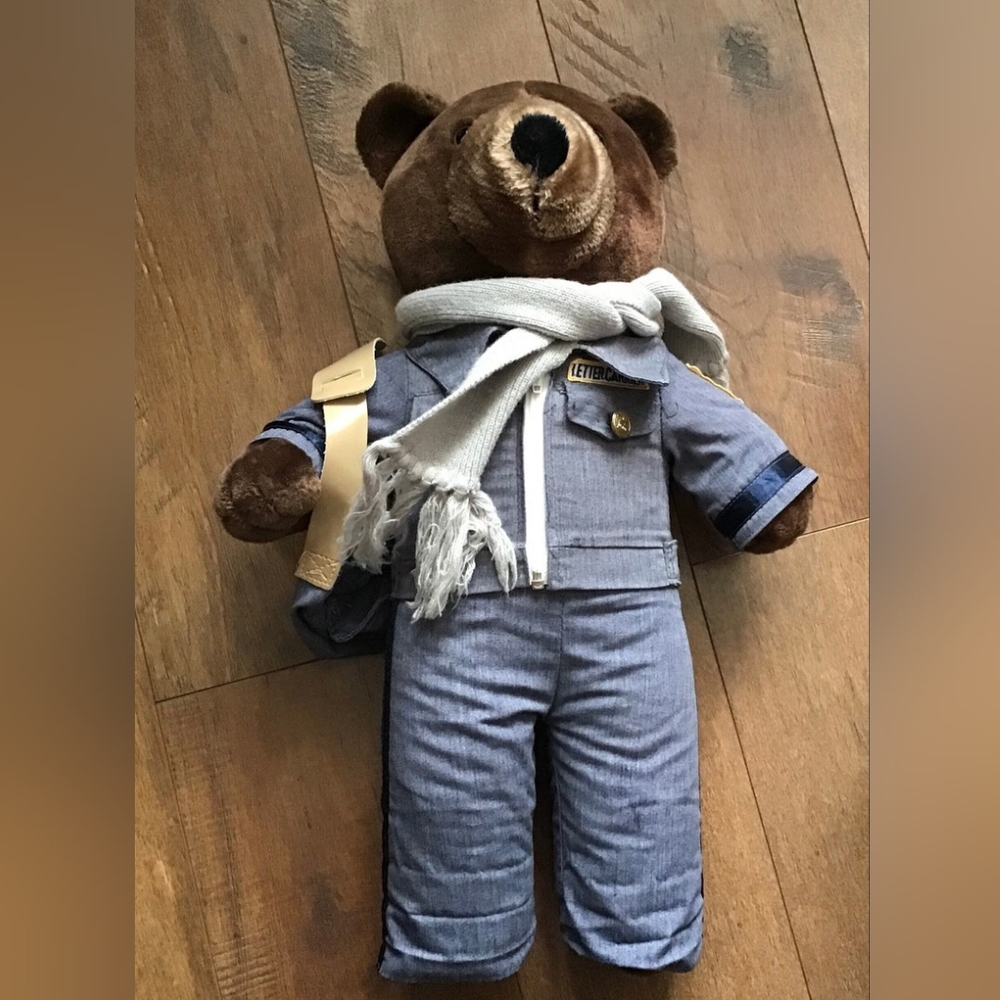 US Postal Service mail carrier bear